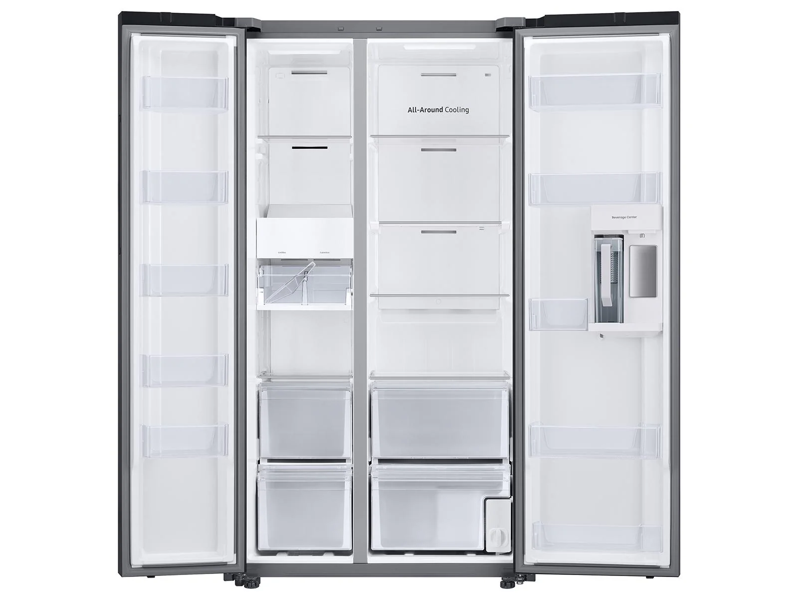 SAMSUNG RS23CB7600QL Bespoke Counter Depth Side-by-Side 23 cu. ft. Refrigerator with Beverage Center™ in Stainless Steel Stainless - Image 9