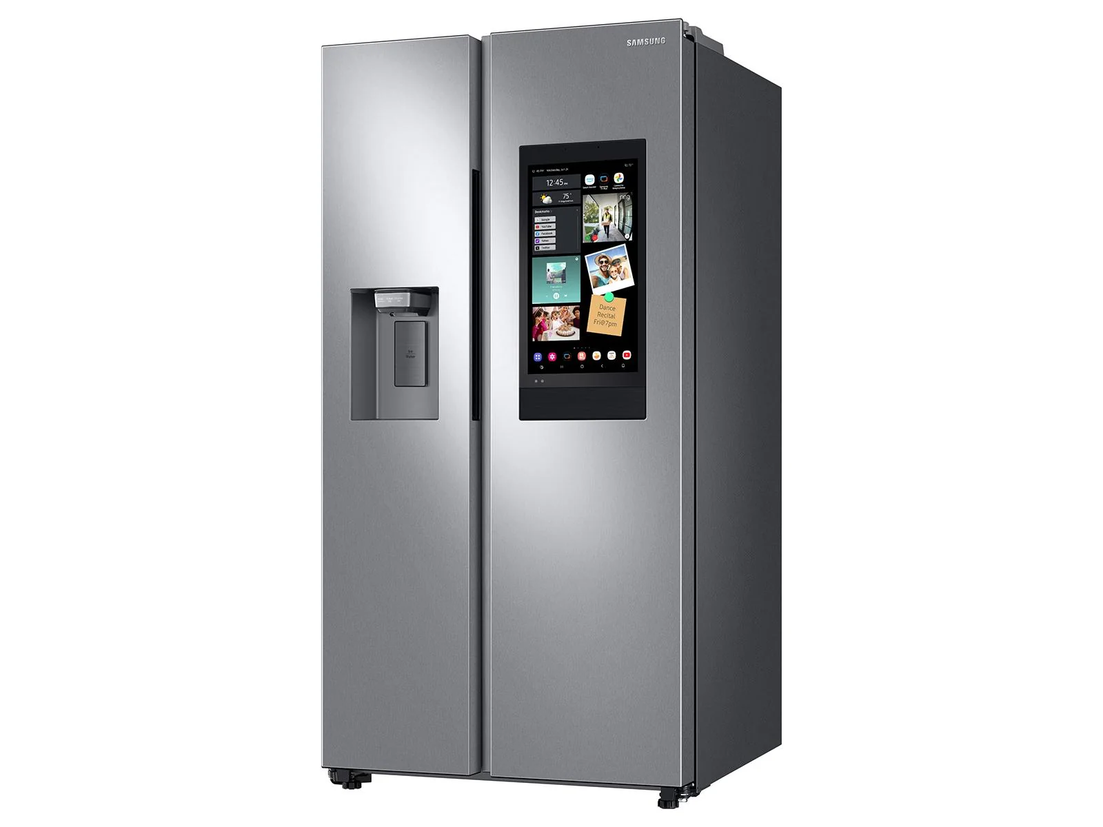 SAMSUNG RS27T5561SR 26.7 cu. ft. Large Capacity Side-by-Side Refrigerator with Touch Screen Family Hub™ in Stainless Steel Stainless - Image 13
