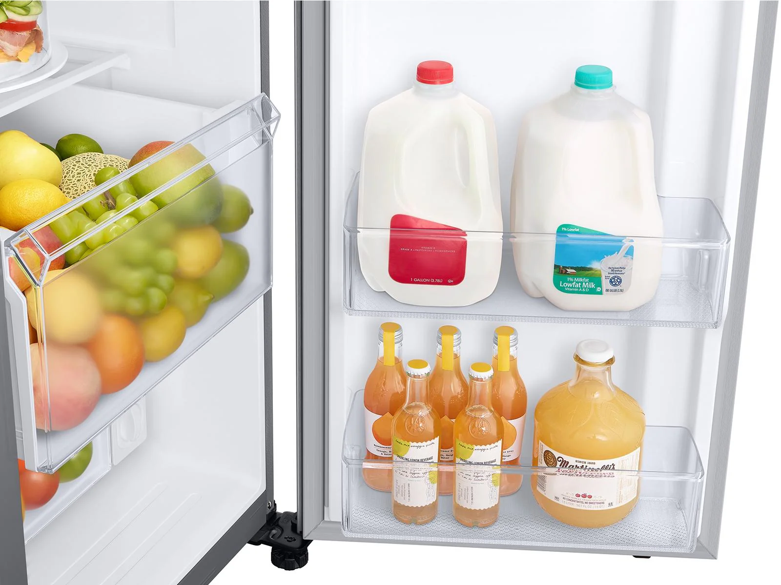 SAMSUNG RS28A500ASR 28-cu-ft-Smart-Side-by-Side-Refrigerator-in-Stainless-Steel in Stainless Steel - Image 10