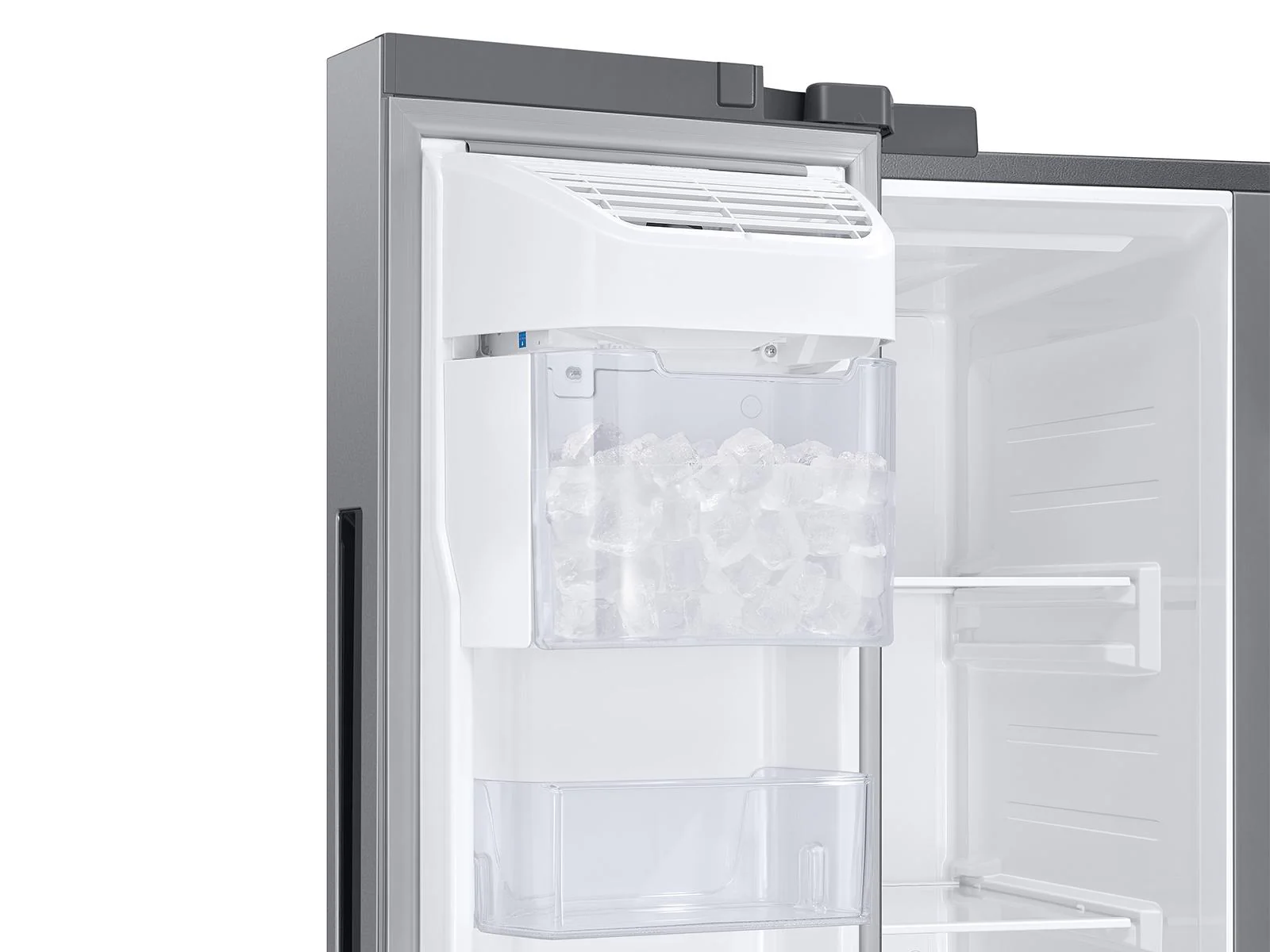 SAMSUNG RS28A500ASR 28-cu-ft-Smart-Side-by-Side-Refrigerator-in-Stainless-Steel in Stainless Steel - Image 8
