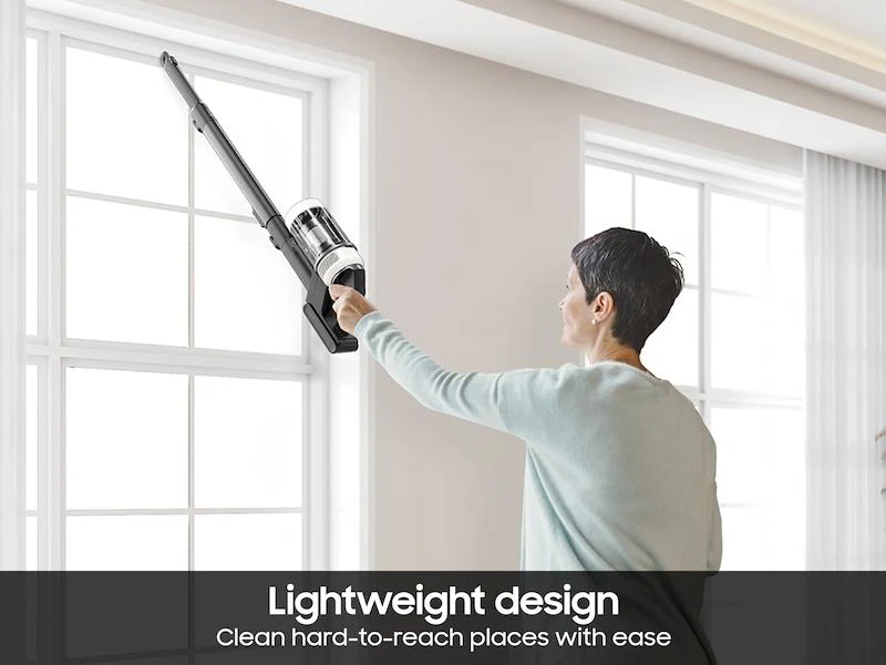 SAMSUNG VS80F28DMP Bespoke AI Jet™ Lite Cordless Stick Vacuum with All-in-One Clean Station ® and 280AW Suction Power in Pebble Gray - Image 9