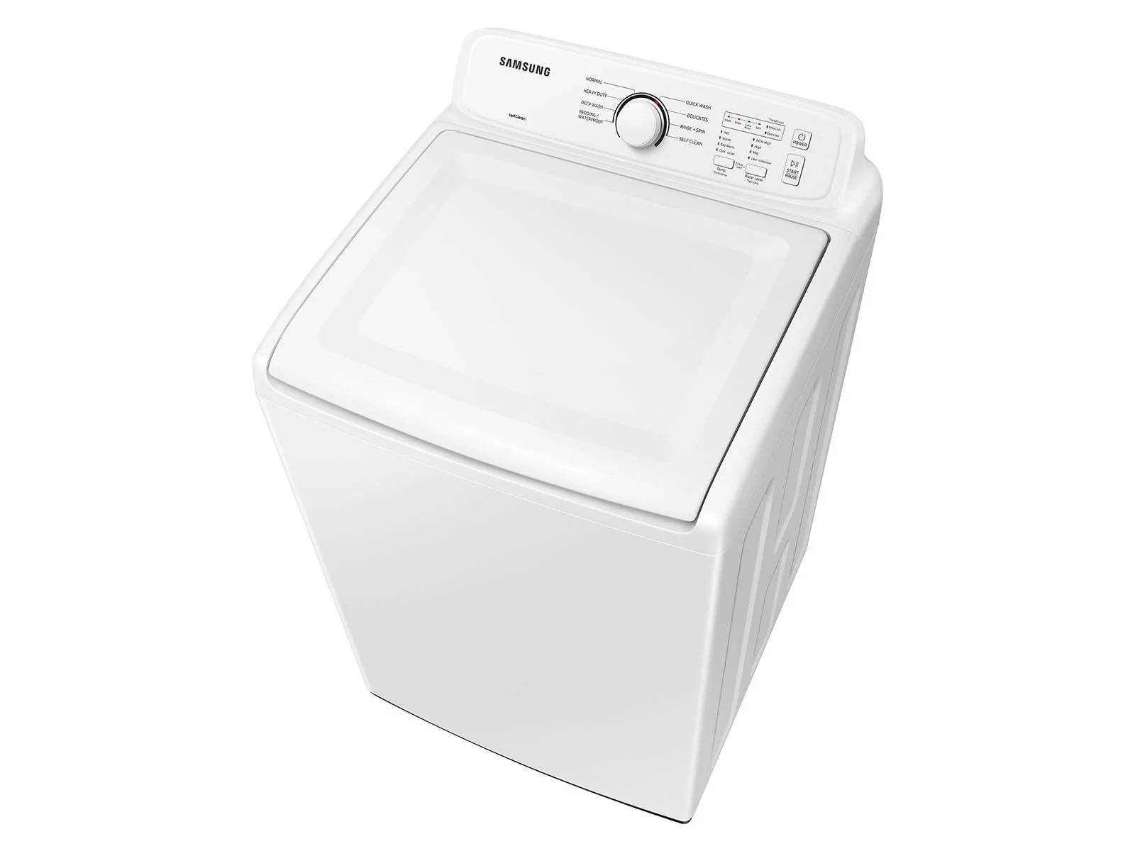 SAMSUNG WA41A3000AW 4.1 cu. ft. Capacity Top Load Washer with Soft-Close Lid and 8 Washing Cycles in White - Image 9