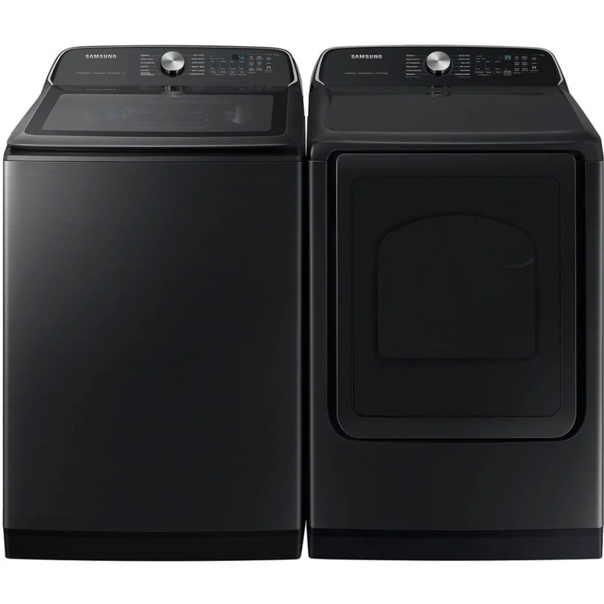 Samsung WA47CG3500AV 27 Inch Smart Top Load Washer & Samsung DVG47CG3500V 27 Inch Smart Gas Dryer