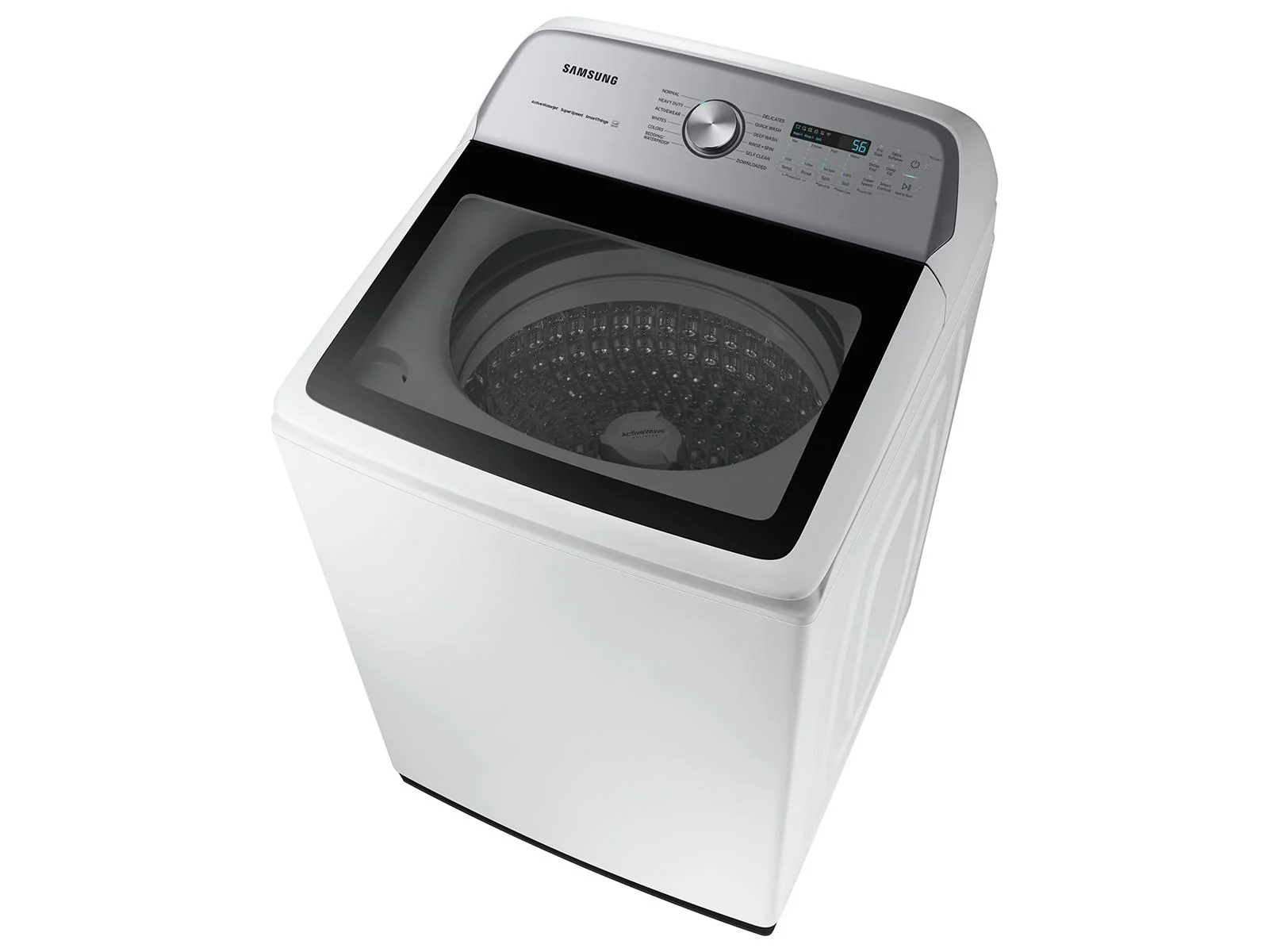 SAMSUNG WA51DG5505AW 5.1 cu. ft. Large Capacity Smart Top Load Washer with ActiveWave™ Agitator and Super Speed Wash in White White - Image 8