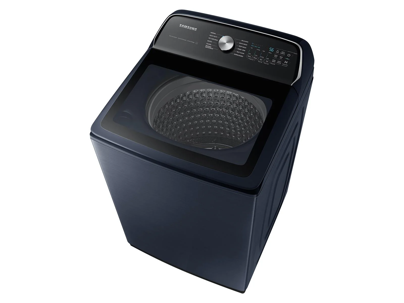 SAMSUNG WA54CG7150AD 5.4 cu. ft. Smart Top Load Washer with Pet Care Solution and Super Speed Wash in Brushed Navy Blue - Image 11