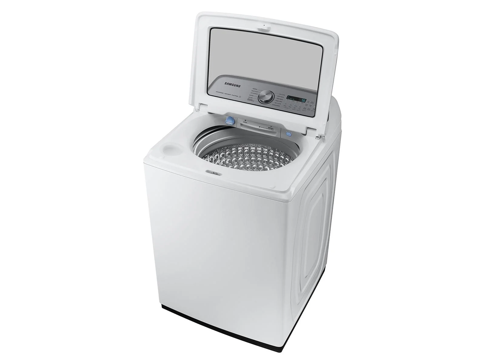 SAMSUNG WA55CG7100AW 5.5 cu. ft. Extra-Large Capacity Smart Top Load Washer with Super Speed Wash in White - Image 8