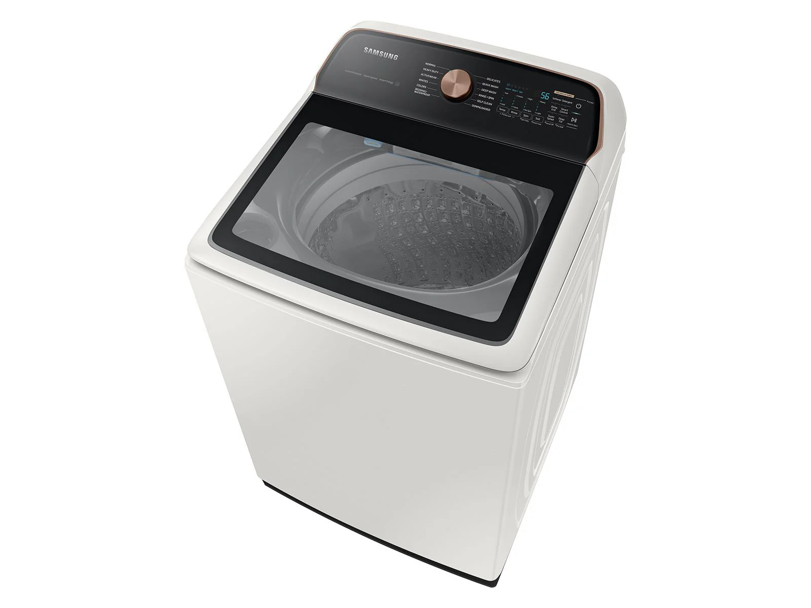 SAMSUNG WA55CG7500AE 5.5 cu. ft. Extra-Large Capacity Smart Top Load Washer with Auto Dispense System in Ivory White - Image 9