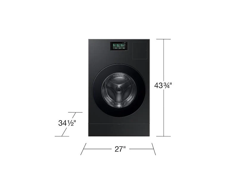 SAMSUNG WD53DBA900HB 5.3 cu. ft. Bespoke AI Laundry Ventless Heat Pump Dryer Combo™ All-in-One Ultra Capacity Washer with AI Home in Brushed Black - Image 4