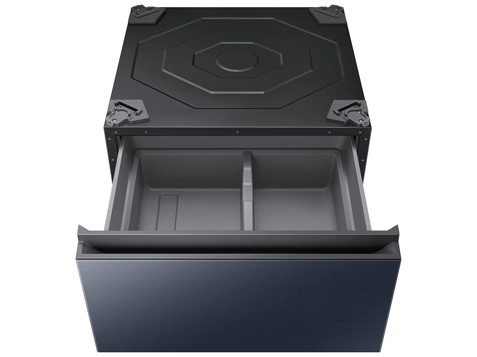 SAMSUNG WE502ND Bespoke 27" Laundry Pedestal with Storage Drawer in Brushed Navy Blue - Image 2