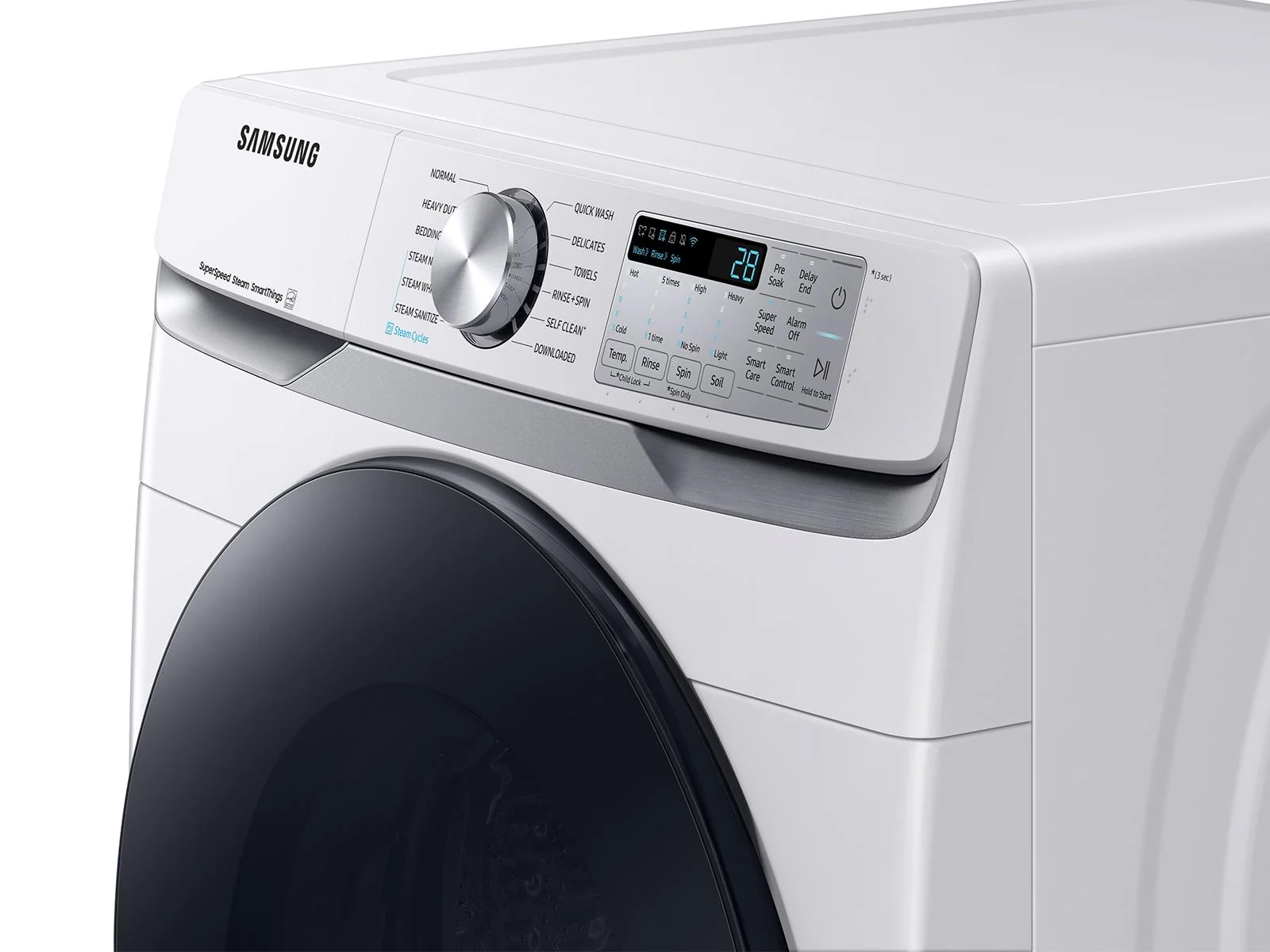 SAMSUNG WF45B6300AW 4.5 cu. ft. Large Capacity Smart Front Load Washer with Super Speed Wash in White - Image 13