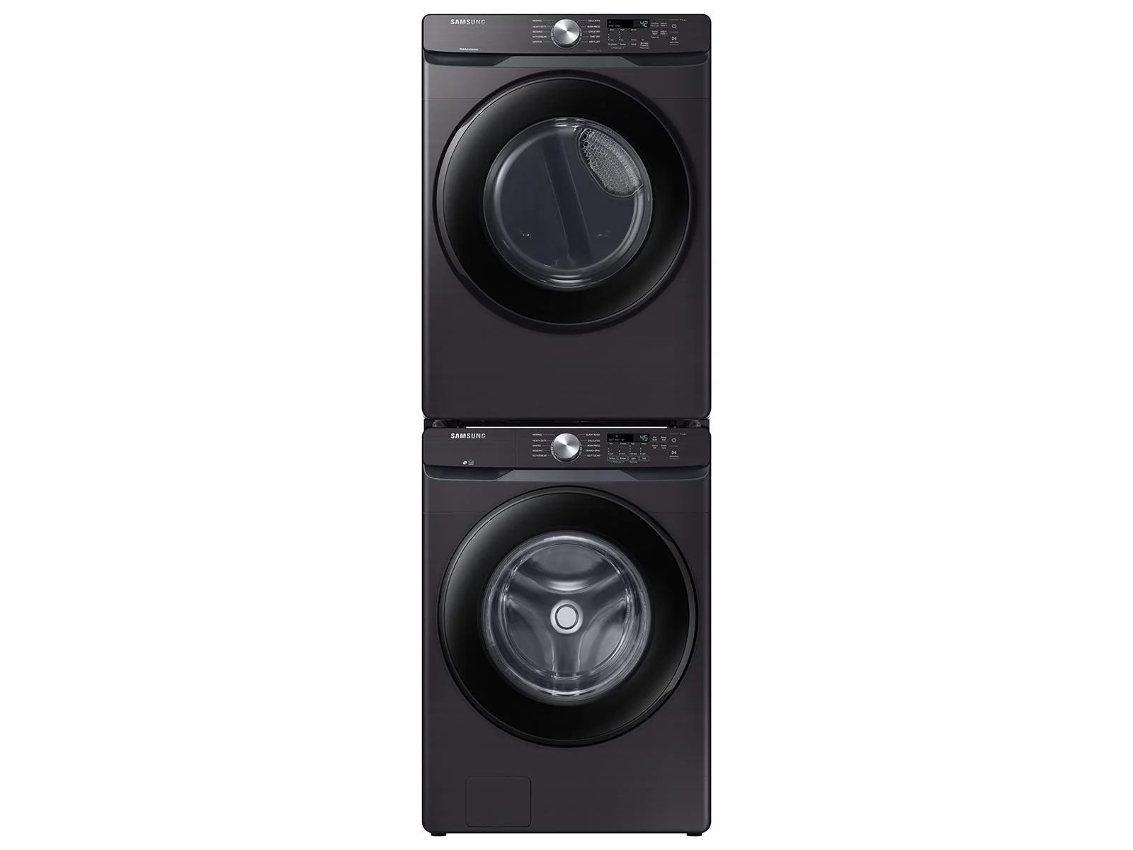 SAMSUNG WF45T6000AV 4.5 cu. ft. Front Load Washer with Vibration Reduction Technology+ in Black in Stainless Steel Black - Image 8