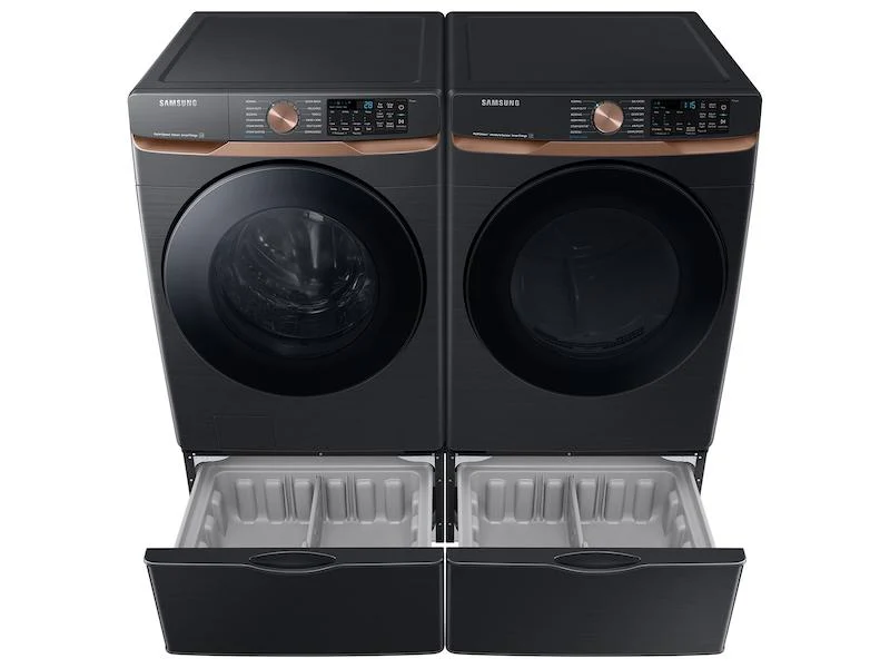 SAMSUNG WF50BG8300AV 5.0 cu. ft. Extra Large Capacity Smart Front Load Washer with Super Speed Wash and Steam in Brushed Black - Image 7