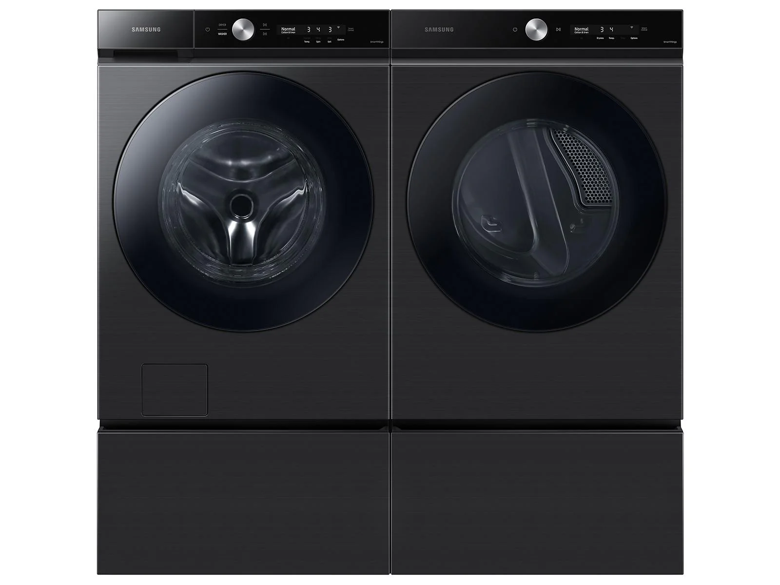 SAMSUNG WF53BB8700AV Bespoke 5.3 cu. ft. Ultra Capacity Front Load Washer with Super Speed Wash and AI Smart Dial in Brushed Black - Image 11