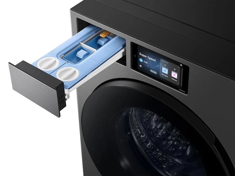 SAMSUNG WF90F53ADS 5.3 cu. ft. Bespoke AI Ultra Capacity Front Load Washer with AI Home and AI OptiWash+ in Dark Steel - Image 10
