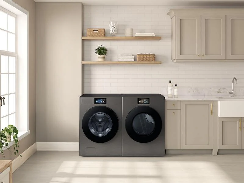 SAMSUNG WF90F53ADS 5.3 cu. ft. Bespoke AI Ultra Capacity Front Load Washer with AI Home and AI OptiWash+ in Dark Steel - Image 8