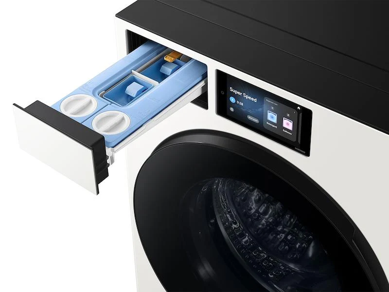 SAMSUNG WF90F53ADY 5.3 cu. ft. Bespoke AI Ultra Capacity Front Load Washer with AI Home and AI OptiWash+ in Ivory - Image 10
