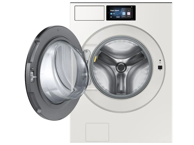 SAMSUNG WF90F53ADY 5.3 cu. ft. Bespoke AI Ultra Capacity Front Load Washer with AI Home and AI OptiWash+ in Ivory - Image 11