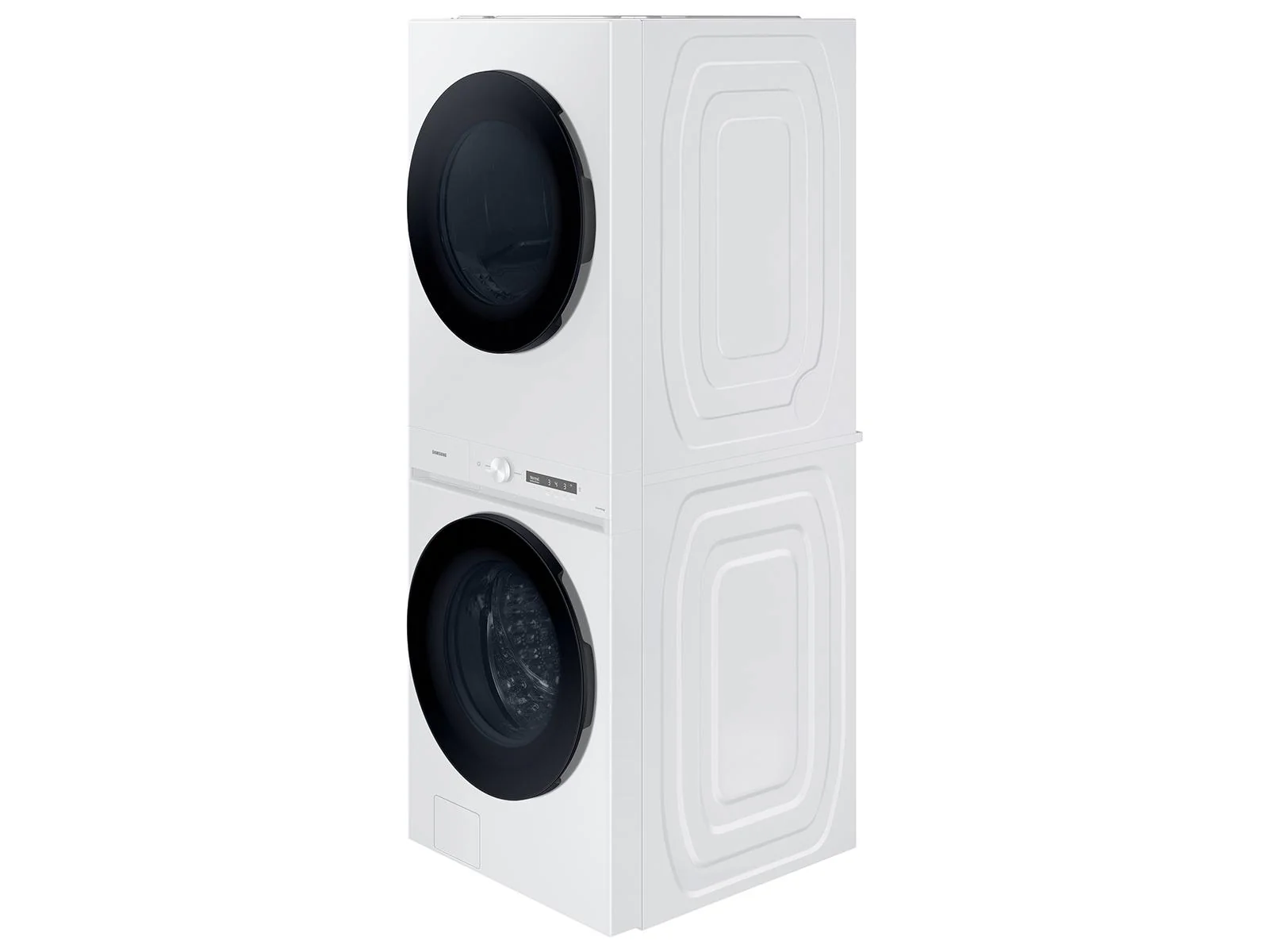 SAMSUNG WH46DBH100GW Bespoke 4.6 cu. ft. AI Laundry Hub™ Large Capacity Single Unit Washer with Steam Wash and 7.6 cu. ft. Gas Dryer in White White - Image 13