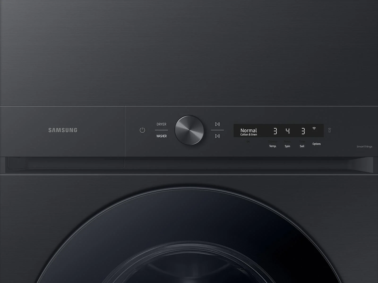 SAMSUNG WH46DBH500GV Bespoke 4.6 cu. ft. AI Laundry Hub™ Large Capacity Single Unit Washer with Flex Auto Dispense System and 7.6 cu. ft. Gas Dryer in Brushed Black Green - Image 10
