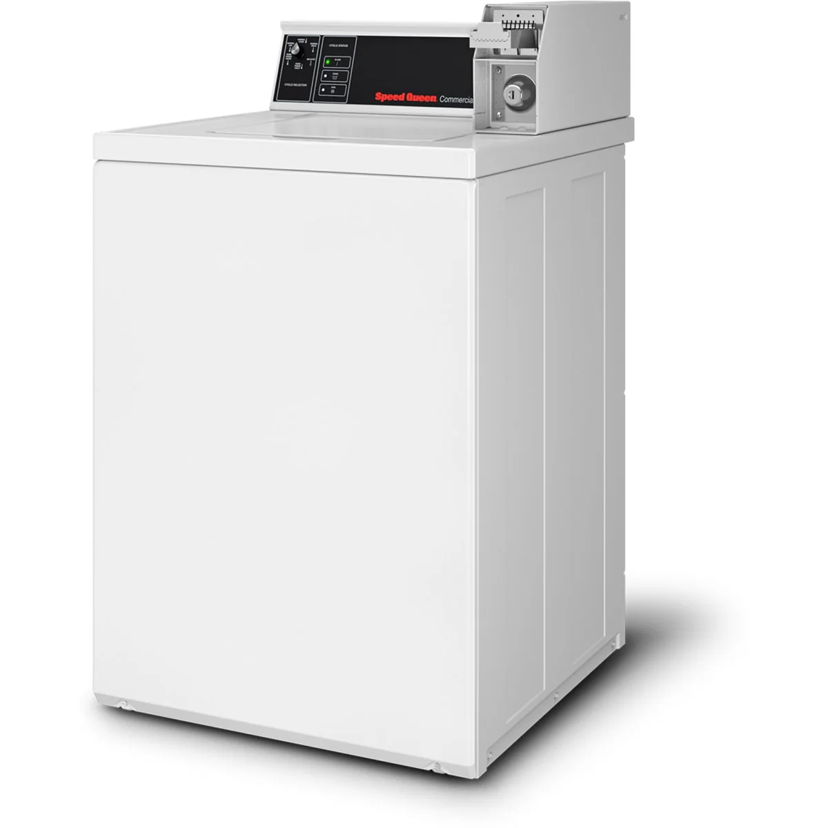 SPEED QUEEN TV4000WN 26 Inch Commercial Top Load Washer – 3.19 Cu. Ft., 6 Wash Cycles, Stainless Steel Tub, 710 RPM Spin, Coin Slide Ready - Image 3