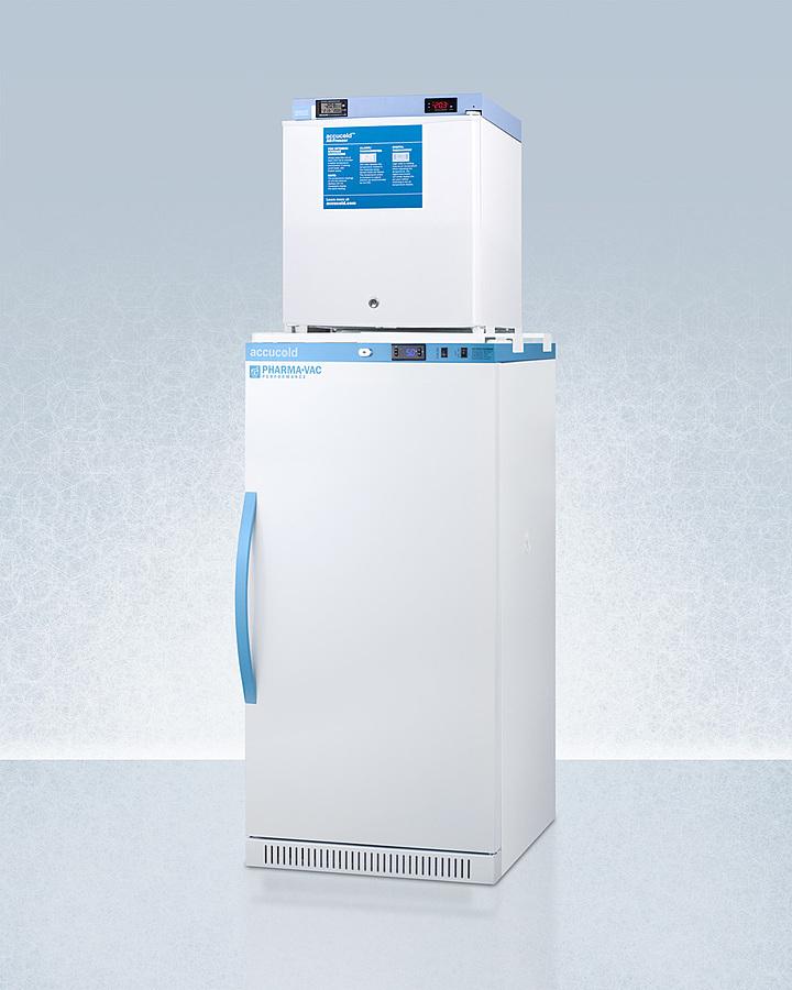 SUMMIT ARS8PVFS24LSTACKMED2 24" Wide All-refrigerator/all-freezer Combination - Image 2
