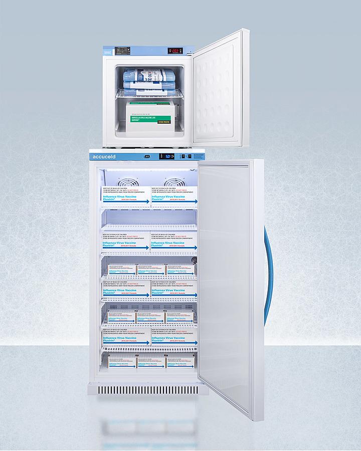 SUMMIT ARS8PVFS24LSTACKMED2 24" Wide All-refrigerator/all-freezer Combination - Image 4