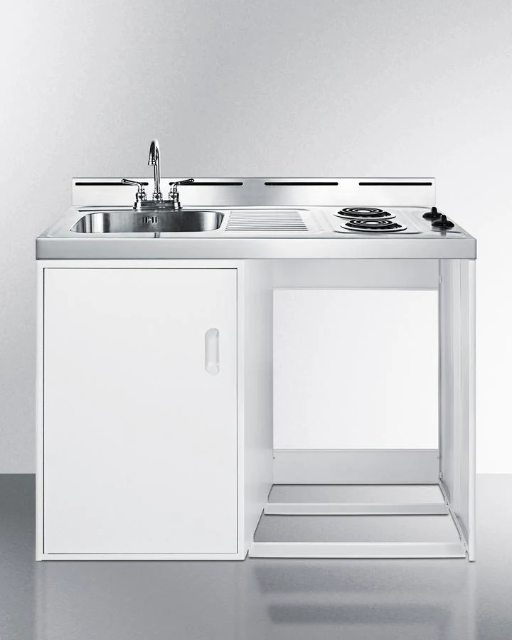 SUMMIT C48ELNR 48" Wide All-in-one Kitchenette (refrigerator Not Included)
