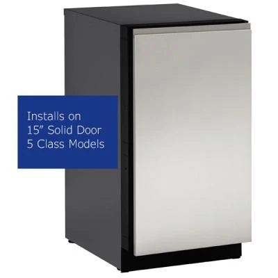 U-LINE ULASHP15SOLID 15 In Handleless Panel Ss Solid