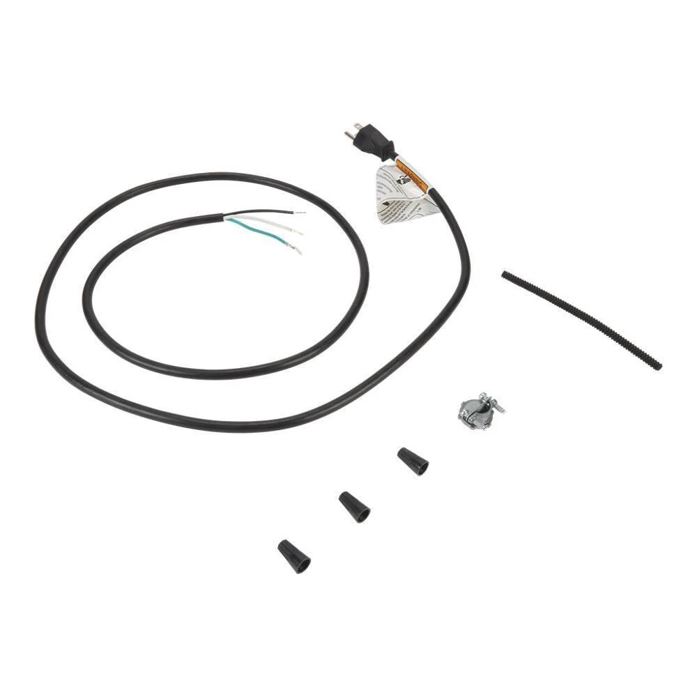 WHIRLPOOL 4317824 6' Dishwasher Power Cord 3 Wire, 13 Amp, Straight Plug Black - Image 3
