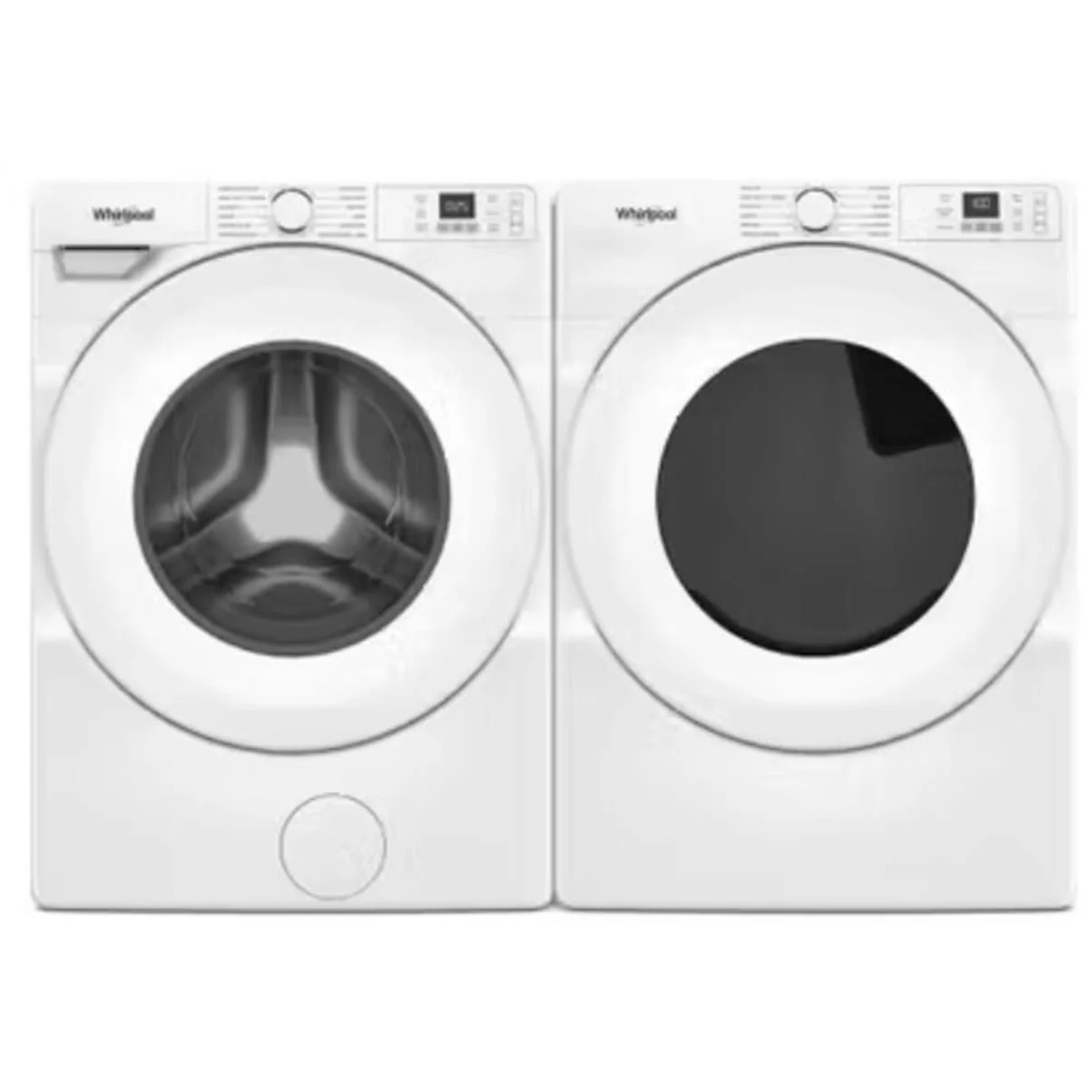Whirlpool WFW4720RW 4.5 cu ft Front Load Washer & Whirlpool WED4720RW 7.4 cu ft Capacity Smart Electric Dryer