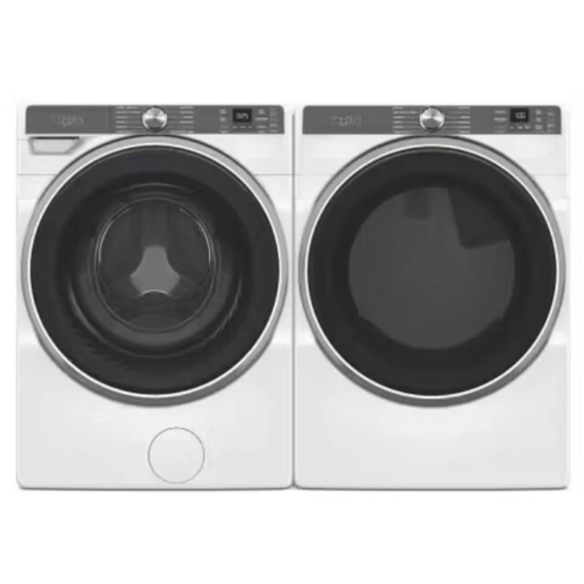 Whirlpool WFW6720RW 5.0 cu ft Smart Front Load Washer & Whirlpool WED6720RW 27 Inch Smart Front Load Electric Dryer
