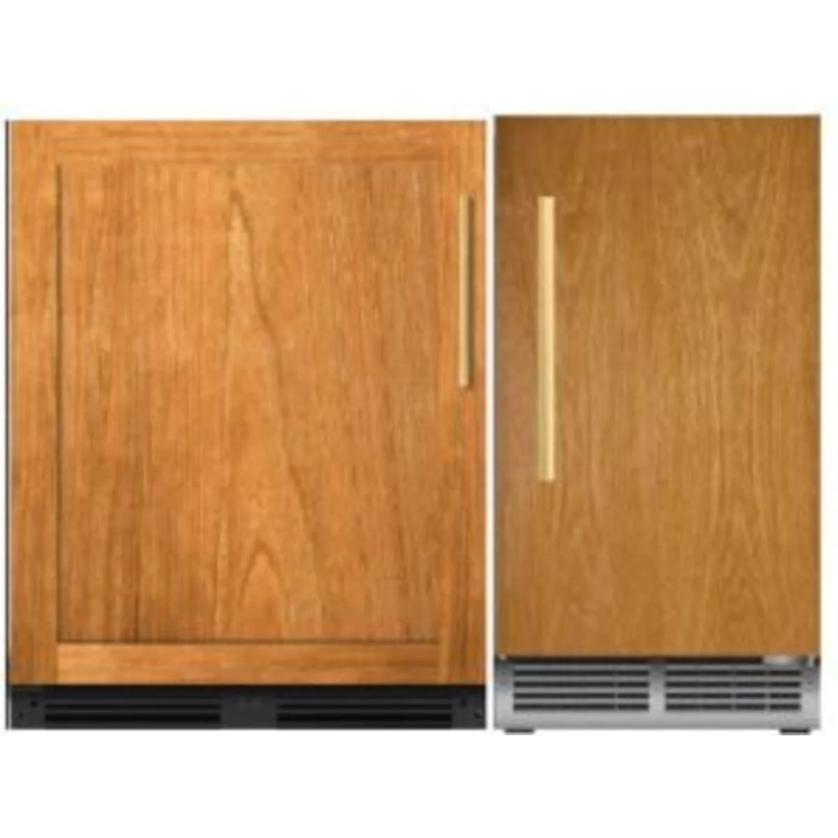 XO Appliance 2-Piece Package XOU24BCOFL 24 Inch Panel Ready Built-In Beverage Center and XOUIM1565O 15 Inch Built-In Gourmet Ice Maker