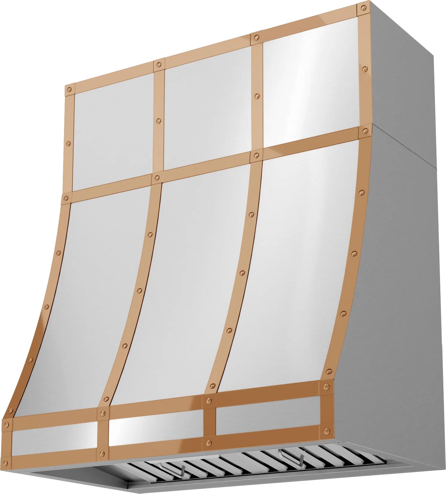 ZEPHYR BKDC13612APC Duct Cover Banding Kit, 36in x 12in, Polished Copper Finish Copper - Image 3