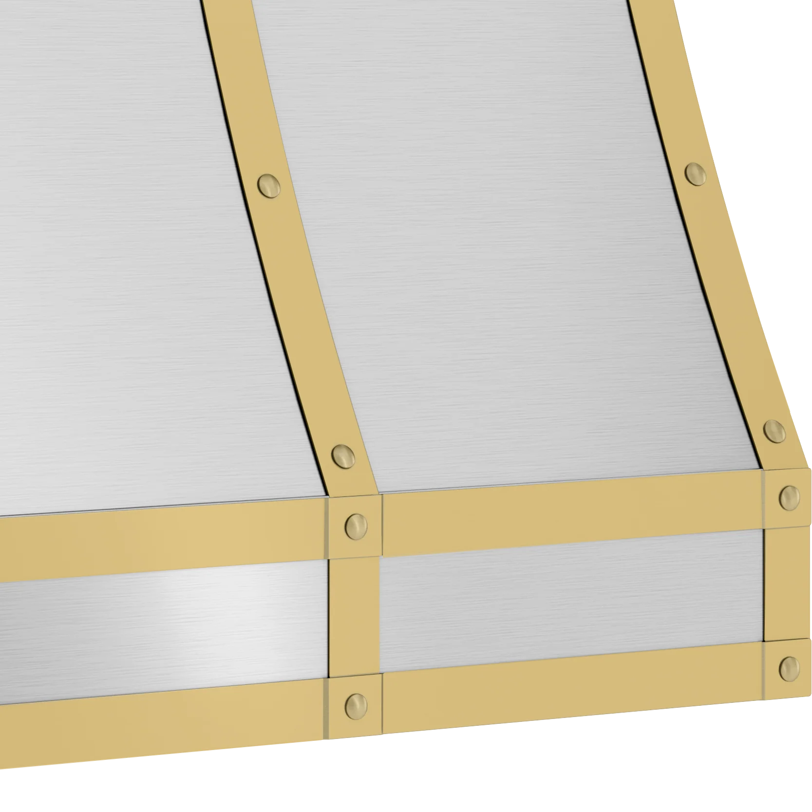ZEPHYR BKDC13612ASG Duct Cover Banding Kit, 36in x 12in, Satin Gold Gold - Image 2