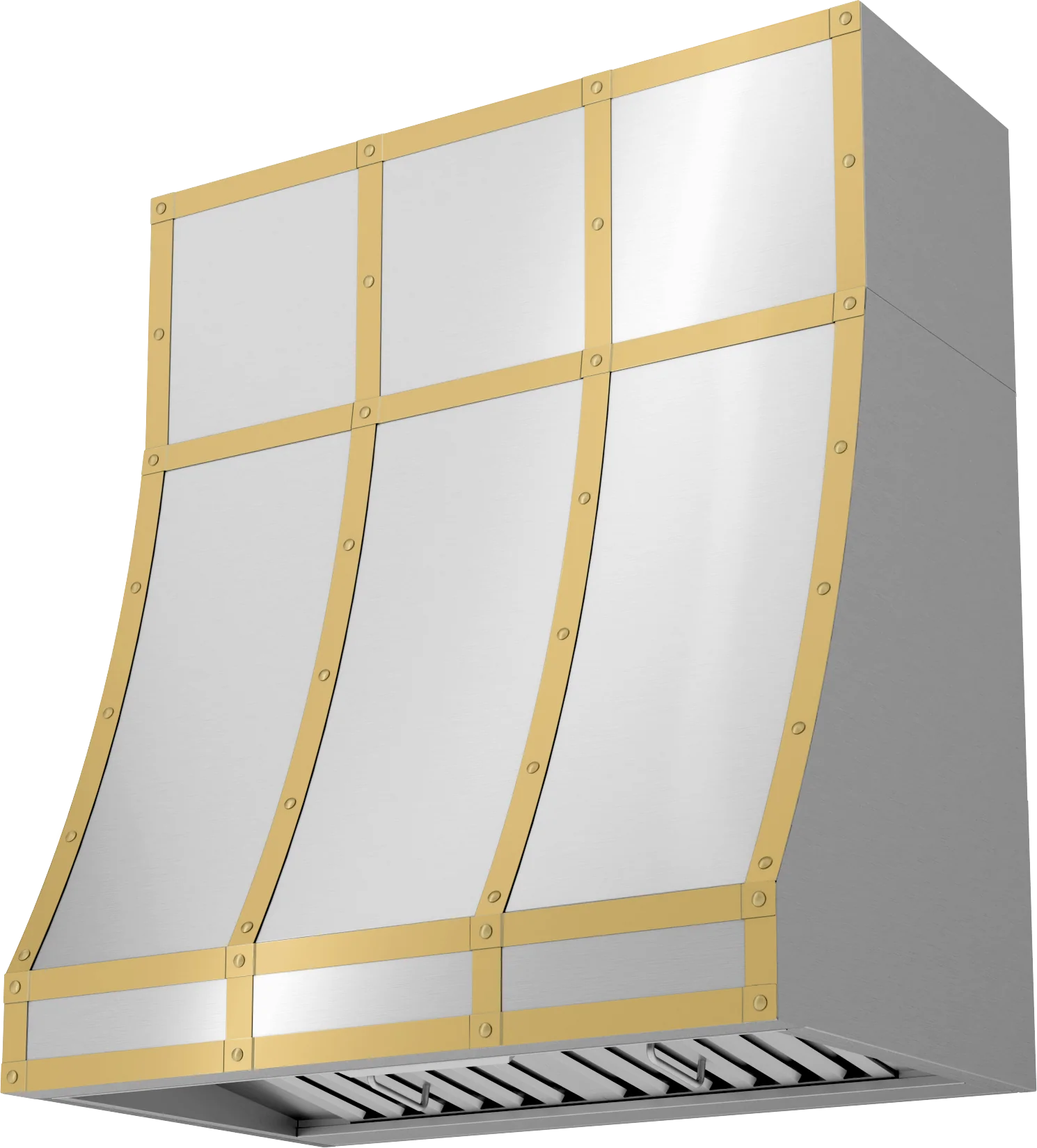 ZEPHYR BKDC13612ASG Duct Cover Banding Kit, 36in x 12in, Satin Gold Gold - Image 3