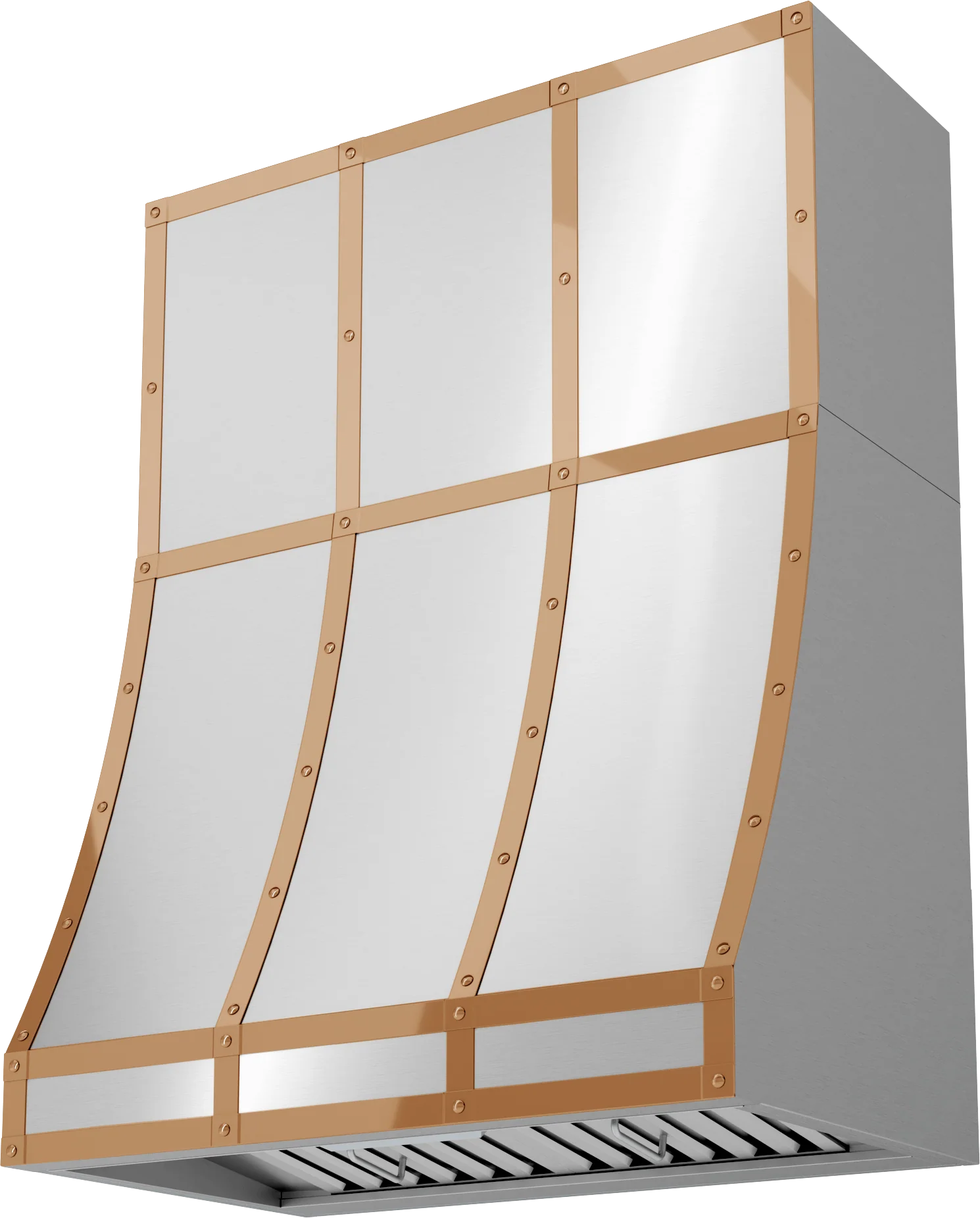 ZEPHYR BKDC13618APC Duct Cover Banding Kit, 36in x 18in, Polished Copper Finish Copper - Image 3