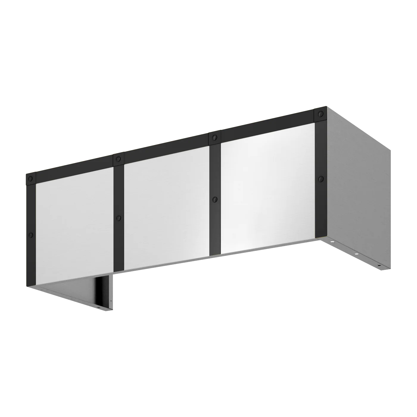 ZEPHYR BKDC14812AMB Duct Cover Banding Kit, 48in x 12in, Matte Black