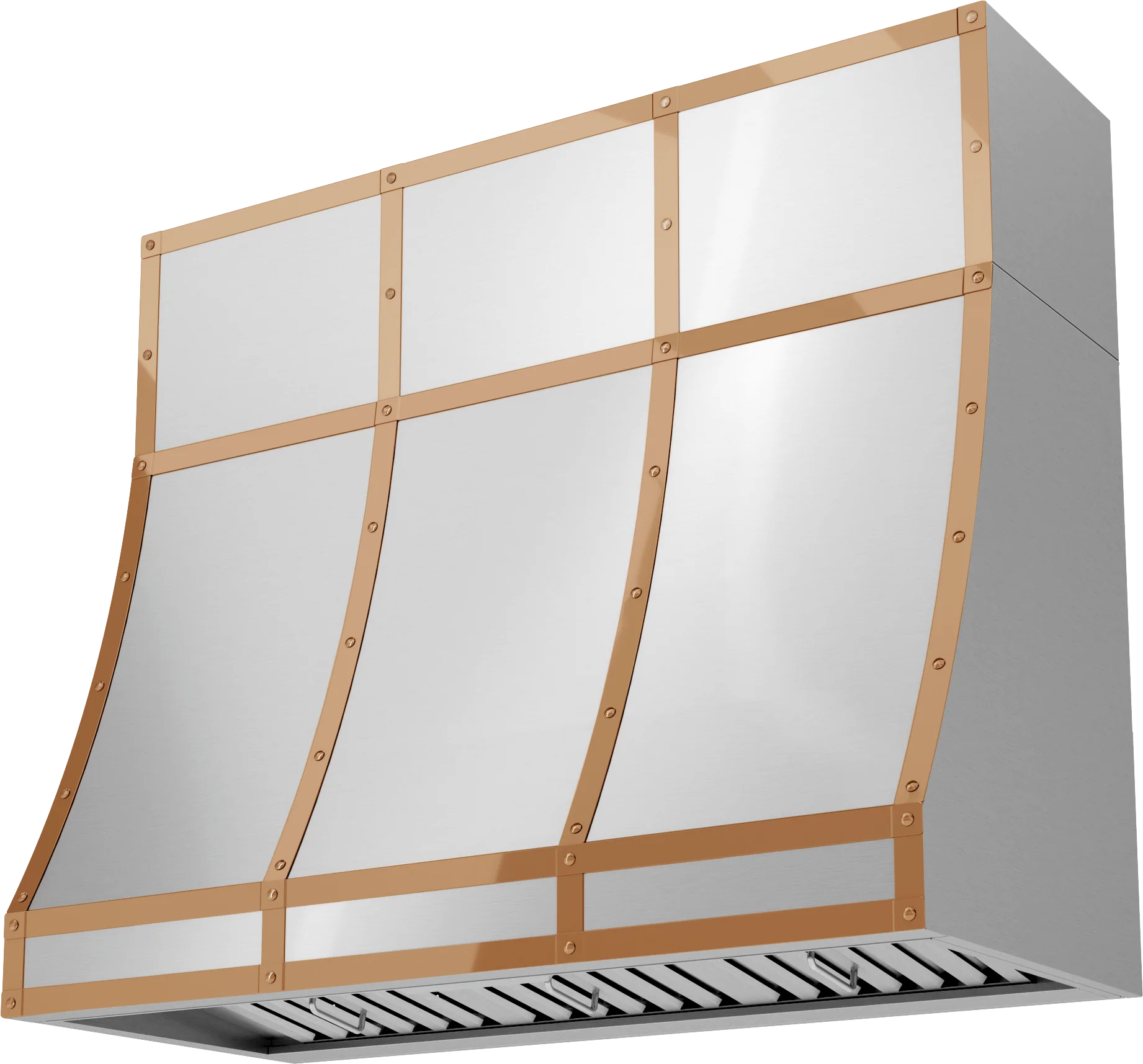 ZEPHYR BKDC14812APC Duct Cover Banding Kit, 48in x 12in, Polished Copper Finish Copper - Image 3