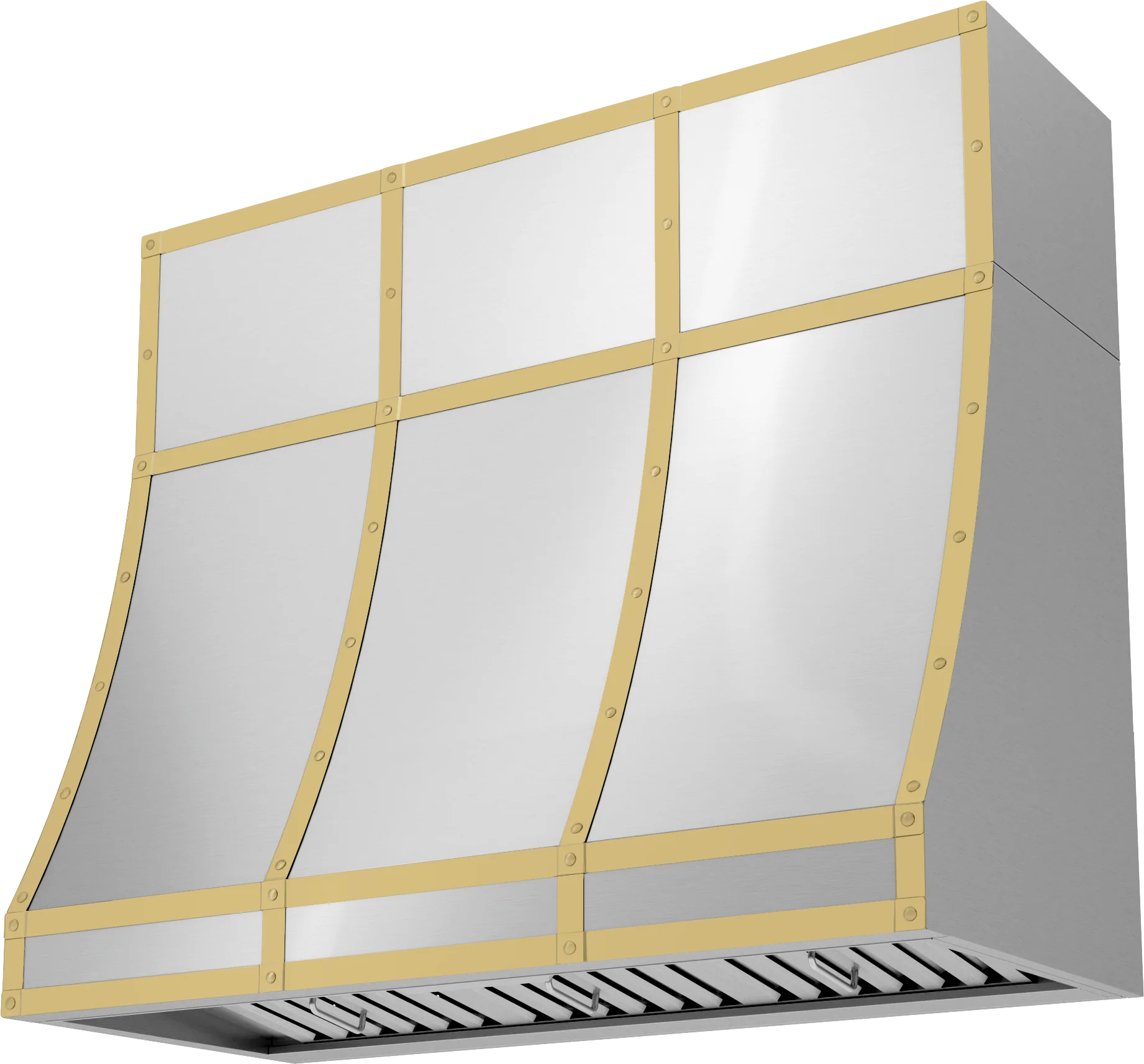 ZEPHYR BKDC14812ASG Duct Cover Banding Kit, 48in x 12in, Satin Gold Gold - Image 3