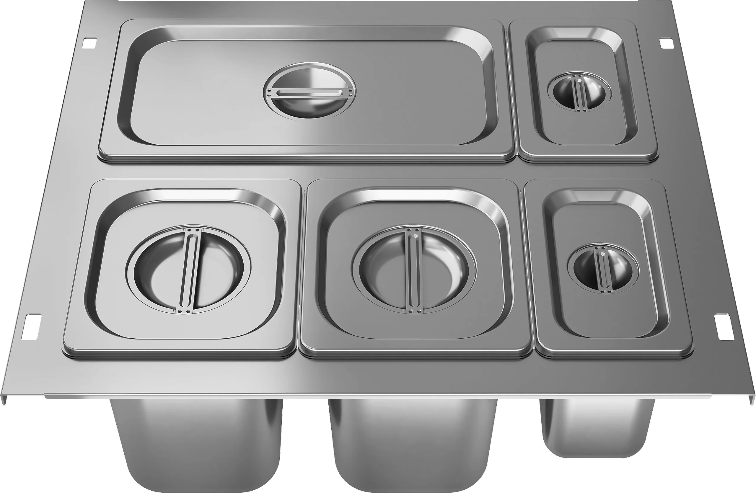 ZEPHYR DRPAN241S Drawer Pan Kit, 11pc, SS, PRRD24 in Stainless Steel - Image 2