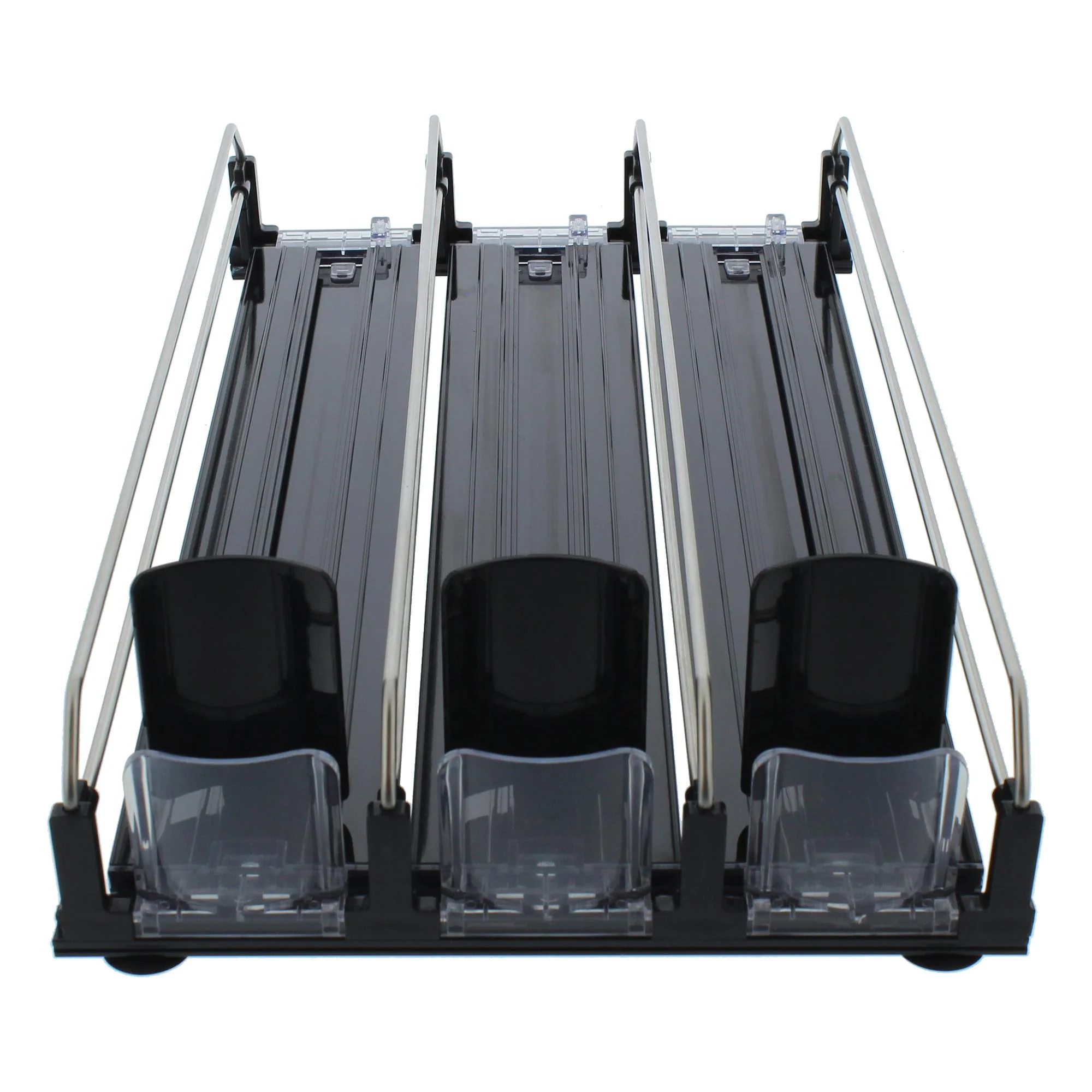 ZEPHYR PRDCC03 Zephyr Drink Caddy, 3 Rows, Compact Coolers Black