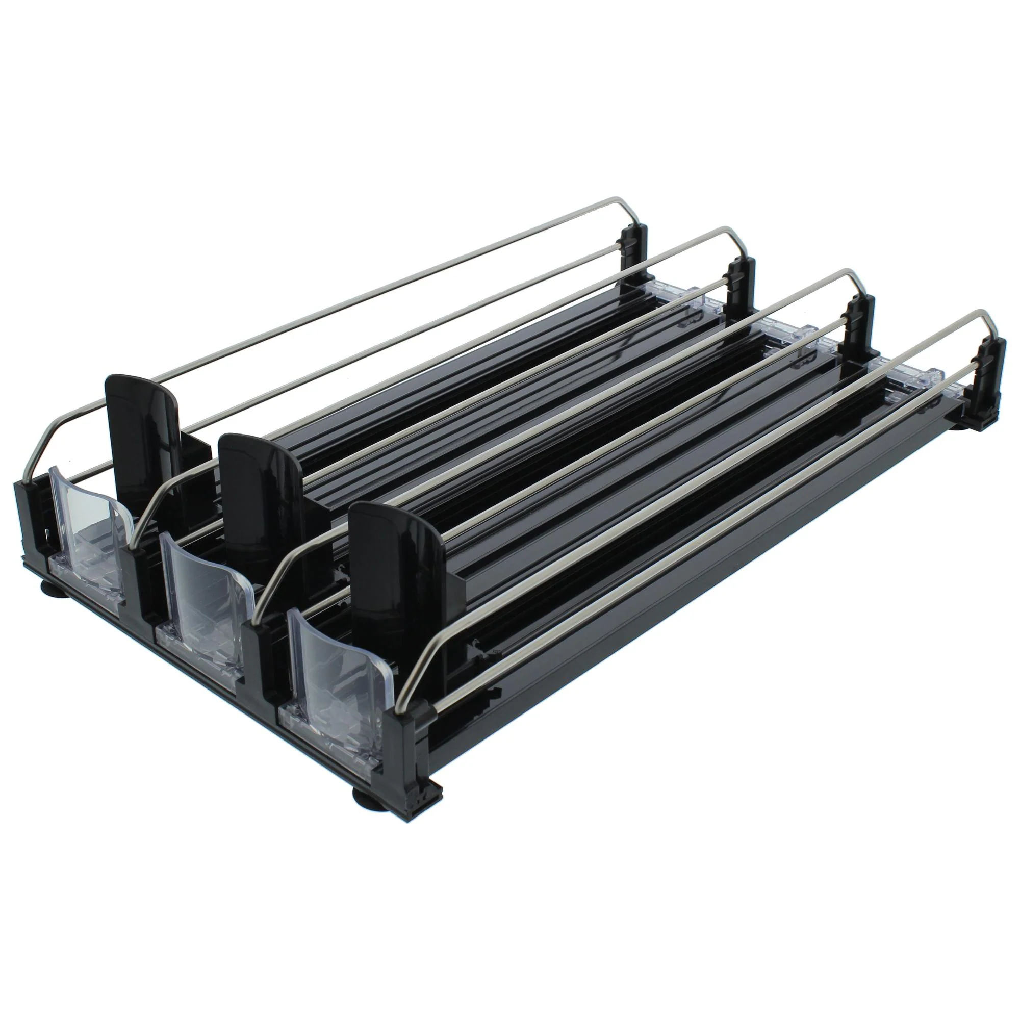 ZEPHYR PRDCC03 Zephyr Drink Caddy, 3 Rows, Compact Coolers Black - Image 3