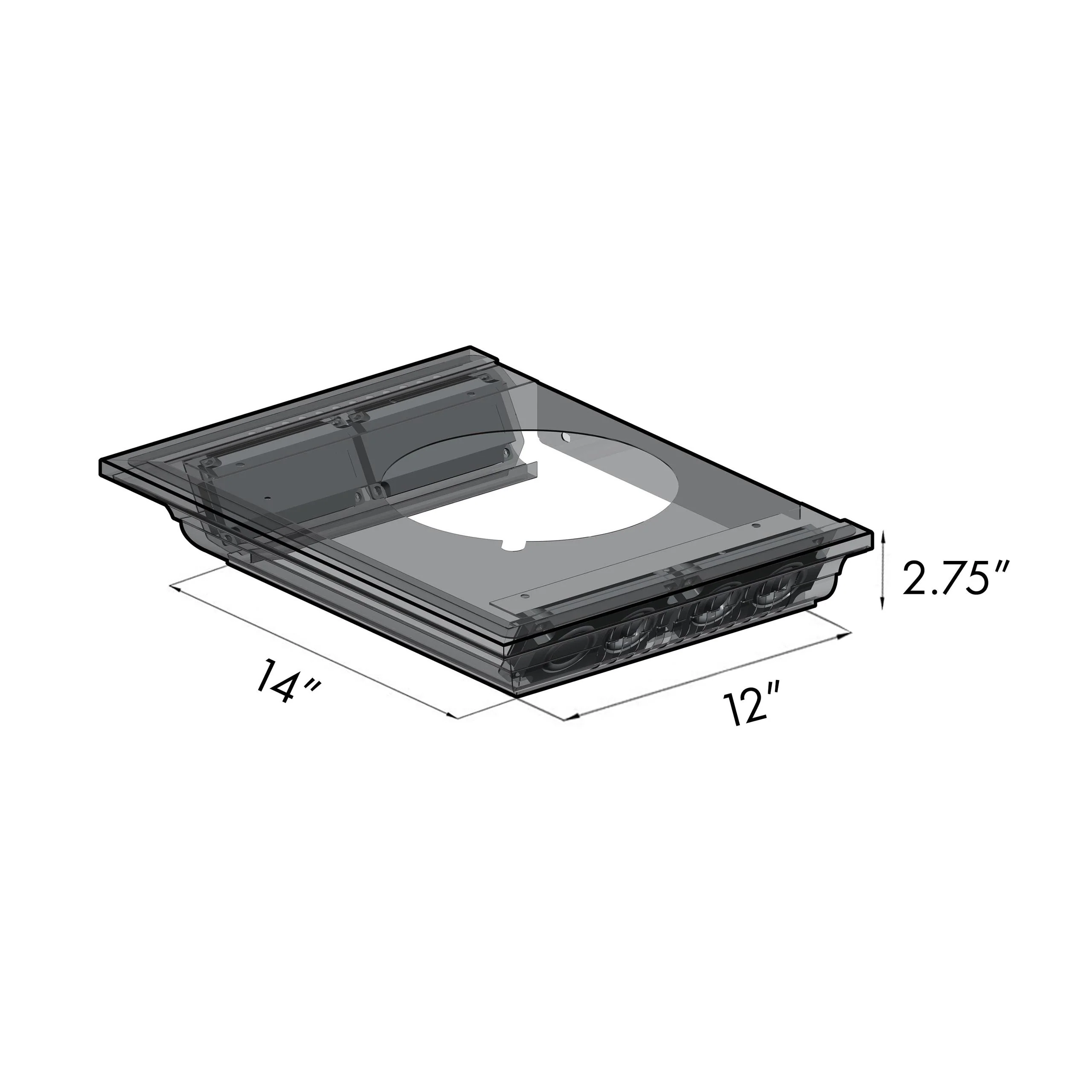 ZLINE KITCHEN AND BATH 667CRNBT48 48" ZLINE CrownSound'Ducted Vent Wall Mount Range Hood in Stainless Steel with Built-in Bluetooth Speakers (667CRN-BT-48) - Image 12