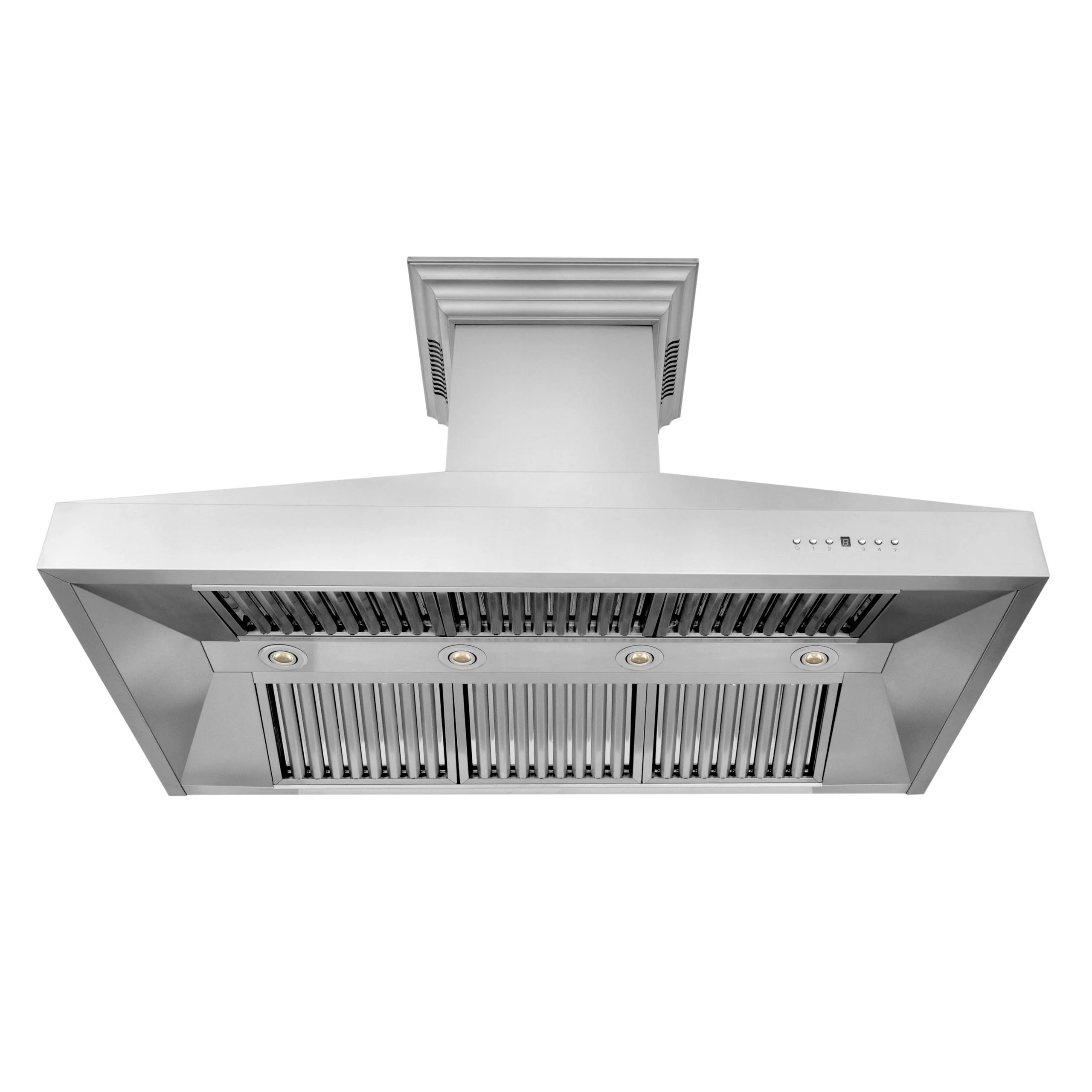 ZLINE KITCHEN AND BATH 667CRNBT48 48" ZLINE CrownSound'Ducted Vent Wall Mount Range Hood in Stainless Steel with Built-in Bluetooth Speakers (667CRN-BT-48) - Image 7