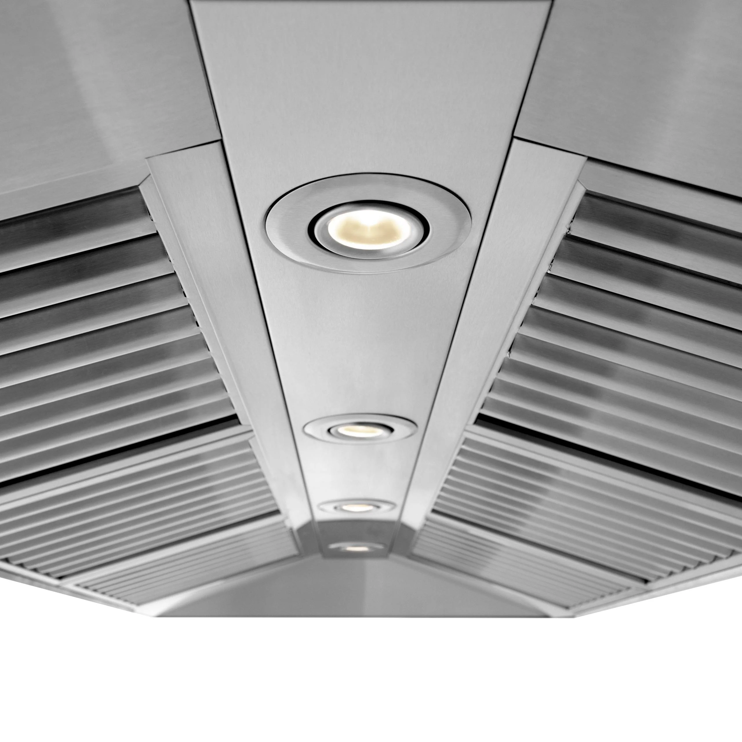 ZLINE KITCHEN AND BATH 667CRNBT48 48" ZLINE CrownSound'Ducted Vent Wall Mount Range Hood in Stainless Steel with Built-in Bluetooth Speakers (667CRN-BT-48) - Image 9