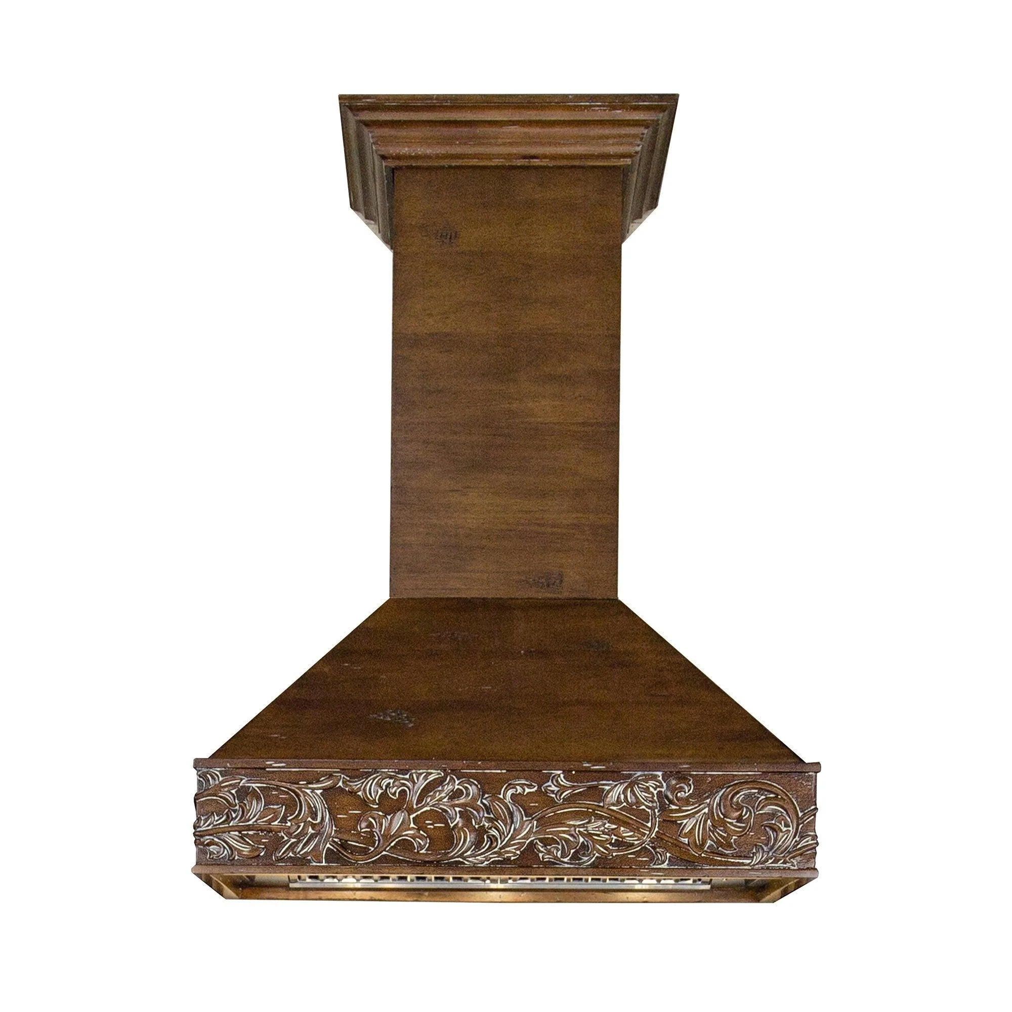 ZLINE KITCHEN AND BATH 373RRRS48400 ZLINE 48" Ducted Wooden Wall Mount Range Hood with Single Remote Blower in Walnut (373RR-RS-48-400)