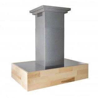 ZLINE KITCHEN AND BATH 681MRD36 ZLINE 36 in. Remote Blower Designer Series Wooden Wall Mount Range Hood in Butcher Block (681M-RD-36)