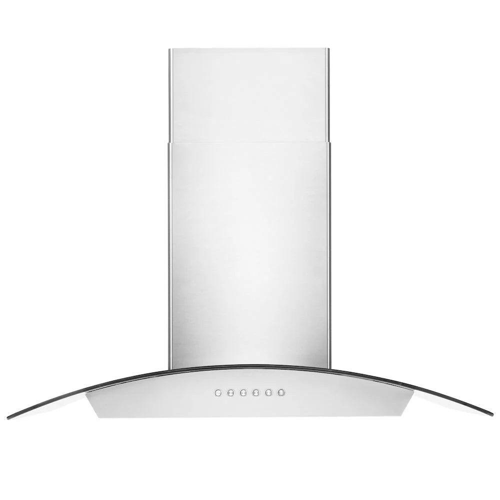 ZLINE KITCHEN AND BATH ALP70WL30 ZLINE 30? Alpine Series Convertible Wall Mount Range Hood in Stainless Steel with Remote Control, LED lighting, and Dishwasher-Safe Baffle Filters (ALP70WL-30)