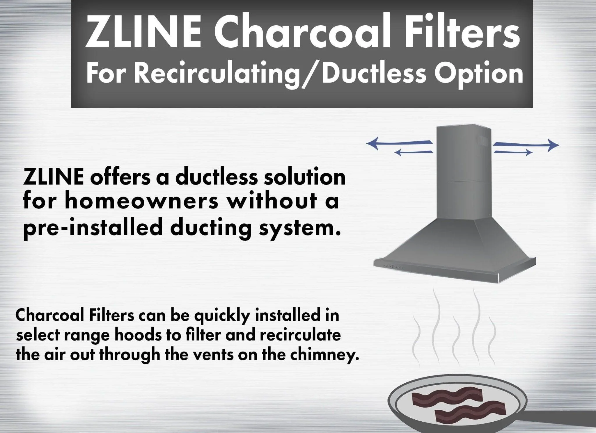 ZLINE KITCHEN AND BATH CF15875979597 ZLINE Charcoal Replacement Filters for Models 587, 597, and 9597 (Set of 2) (CF1-587/597/9597) - Image 5