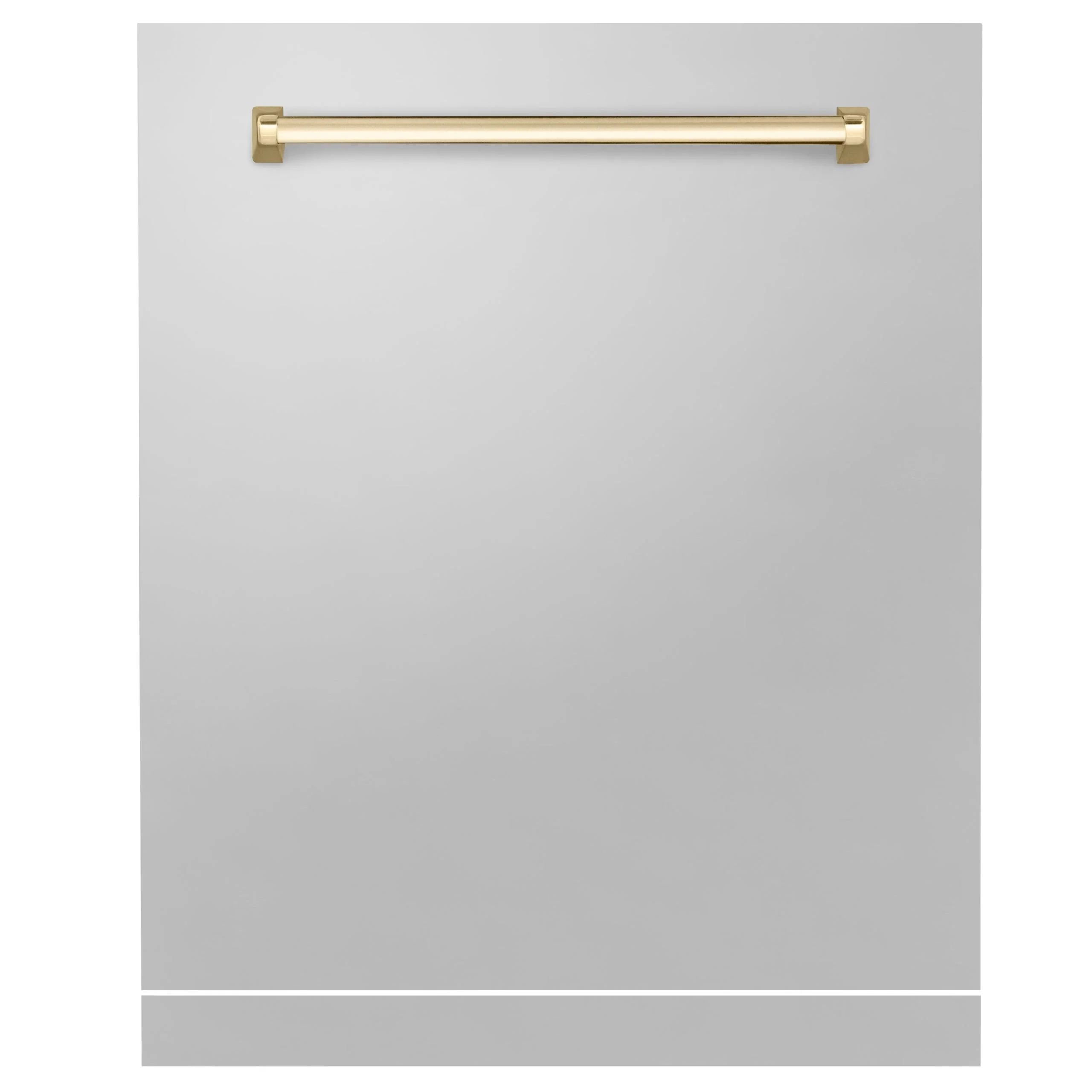 ZLINE KITCHEN AND BATH DPMTZ30424G ZLINE Autograph Edition 24" Monument Dishwasher Panel in Stainless Steel with Polished Gold Handle (DPMTZ-304-24-G) Gold
